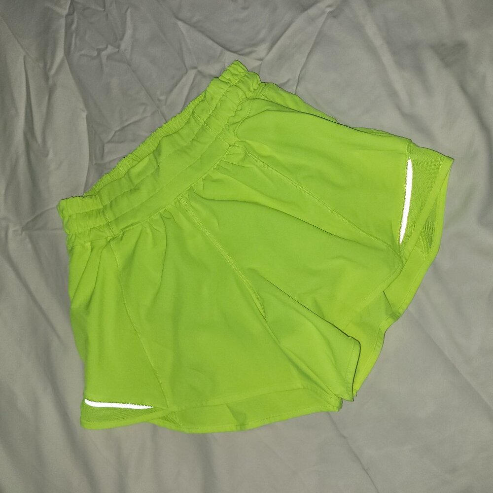 lululemon athletica Bright Green Athletic Shorts